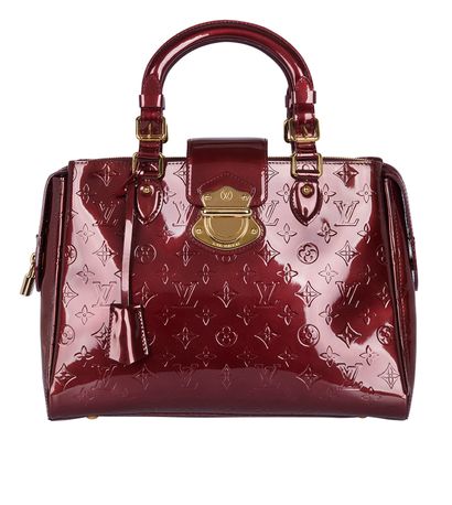 Louis Vuitton Melrose Avenue, £850, Handbags, Purple, Patent Leather, Front view